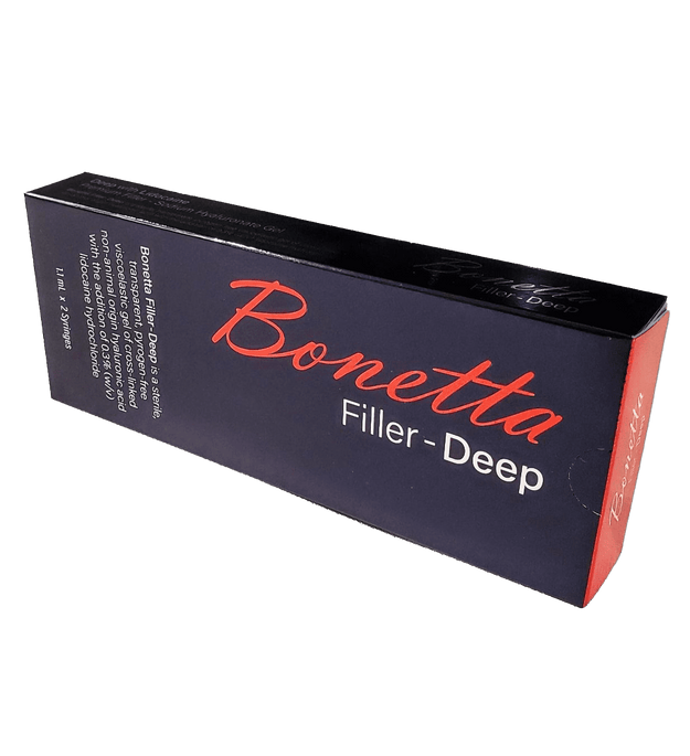 Bonetta DEEP hyaluronic acid filler for deep volume and facial contouring.