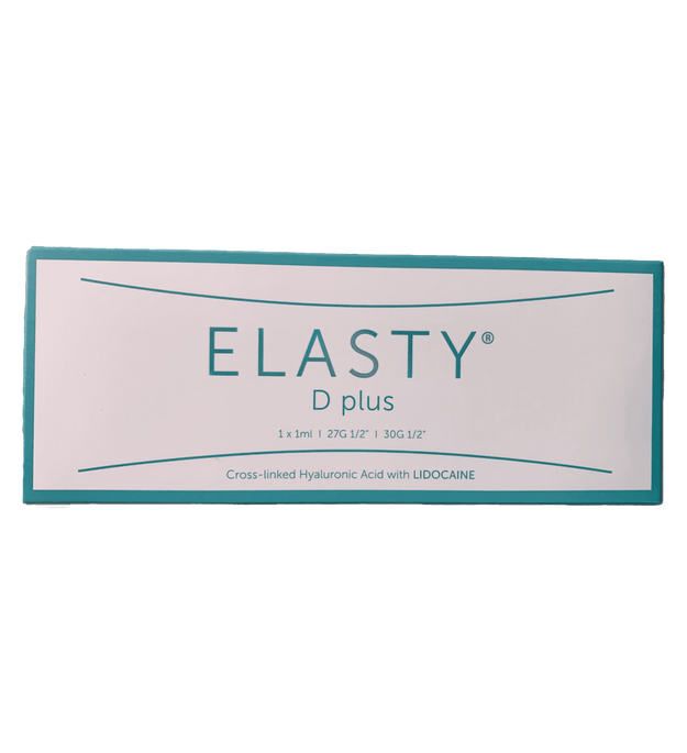Elasty DEEP Plus hyaluronic acid filler for deep wrinkle reduction and facial contouring.