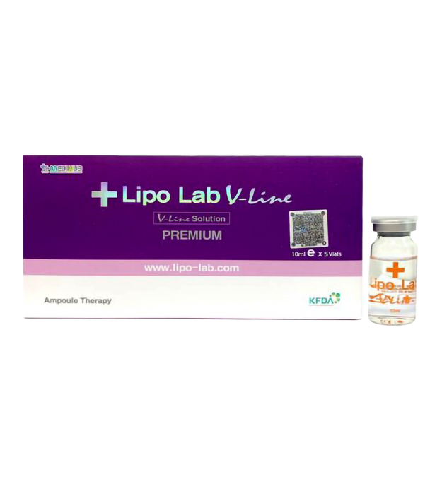 LIPO LAB V-LINE facial fat-dissolving injection for V-shaped contouring.