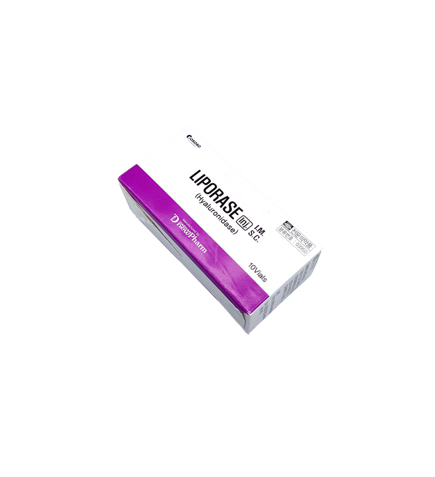LIPORASE hyaluronidase injection for safe hyaluronic acid filler dissolution.