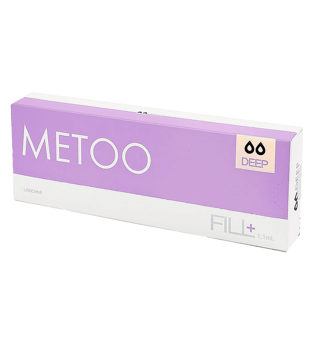 Metoo Deep medium-density hyaluronic acid filler for wrinkle reduction and facial contouring.