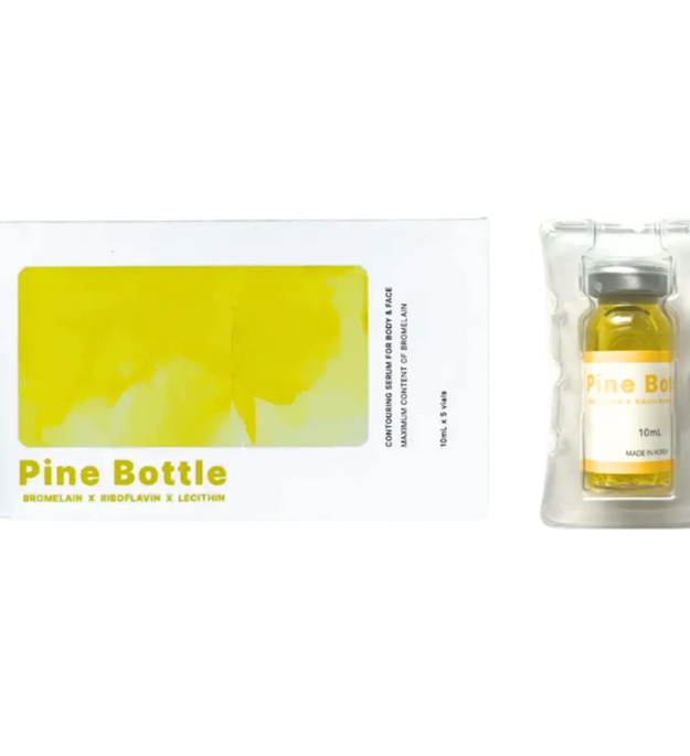 Pine Bottle Injectable Solution 10ml vial – fat-dissolving and body-contouring treatment.