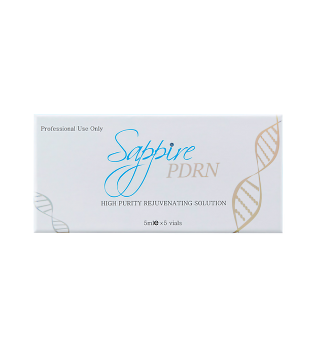 SAPPHIRE PDRN Polynucleotide-based skin rejuvenation injectable for hydration and anti-aging.