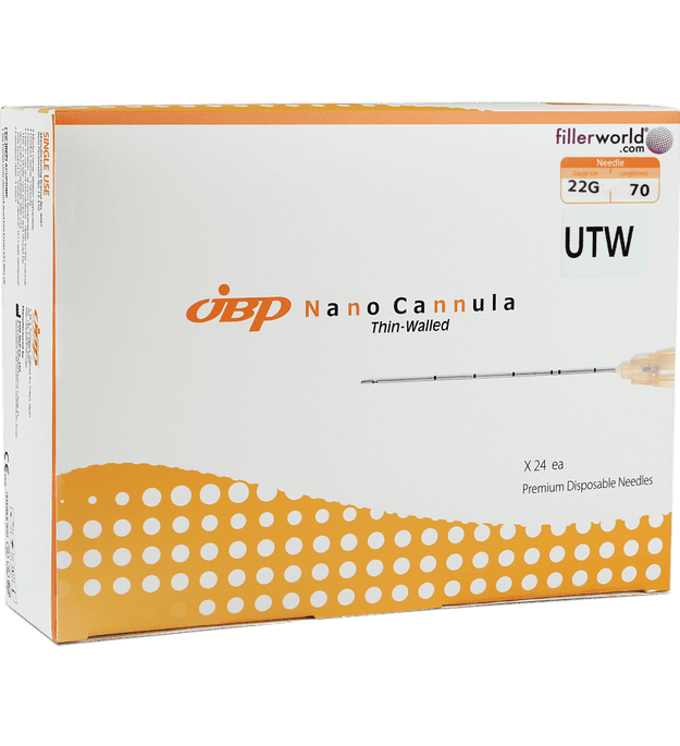 JBP Nano cannula 22g 50mm / 70mm.