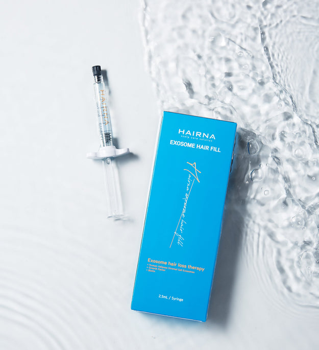 Remplissage capillaire par exosomes Hairna