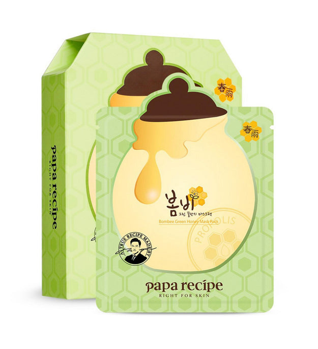 Paparecipe Bombi Green Honey Jar Sheet Mask