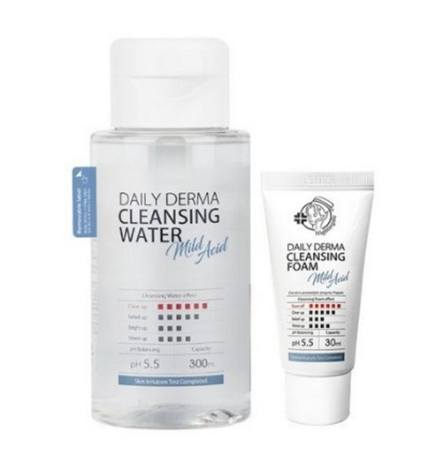 Nightingale Acqua detergente acida debole 300 ml + Schiuma acida debole 30 ml