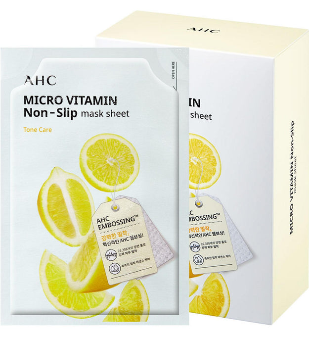 Masque en feuille attaché aux microvitamines AHC 33 ml