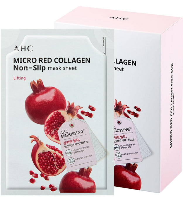 Masque adhérent au collagène rouge AHC Micro 33 ml