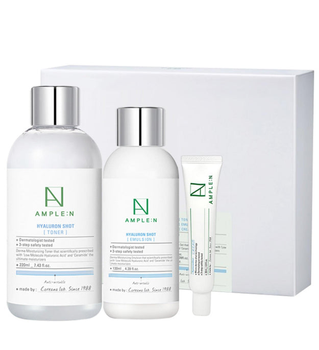 Coreana Women's Ampoule N Hyaluron Shot 2 Types Special Set