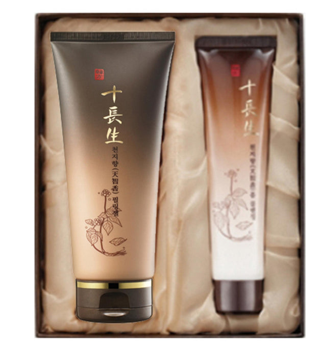 Sipjangsaeng Cheonjihyang Gel Esfoliante 150ml + Schiuma Detergente 50ml