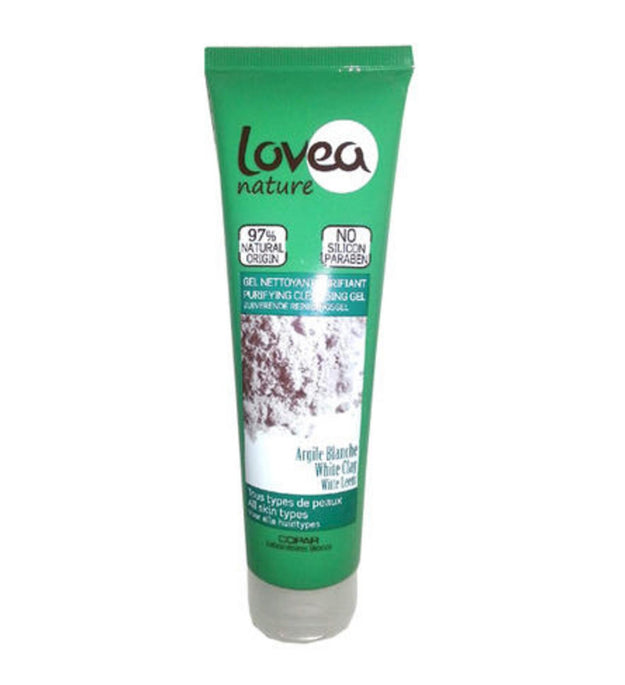 Gel de limpeza de argila branca Lobea