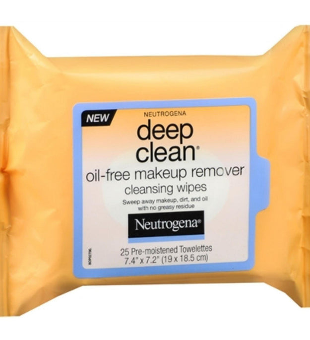Neutrogena Deep Clean Oil-Free Makeup Remover Cleansing Wipes