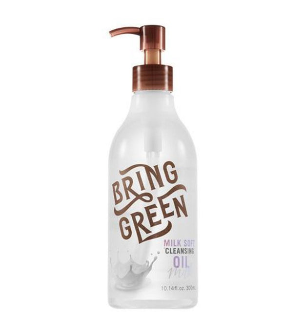 Porta l'olio detergente delicato al latte verde