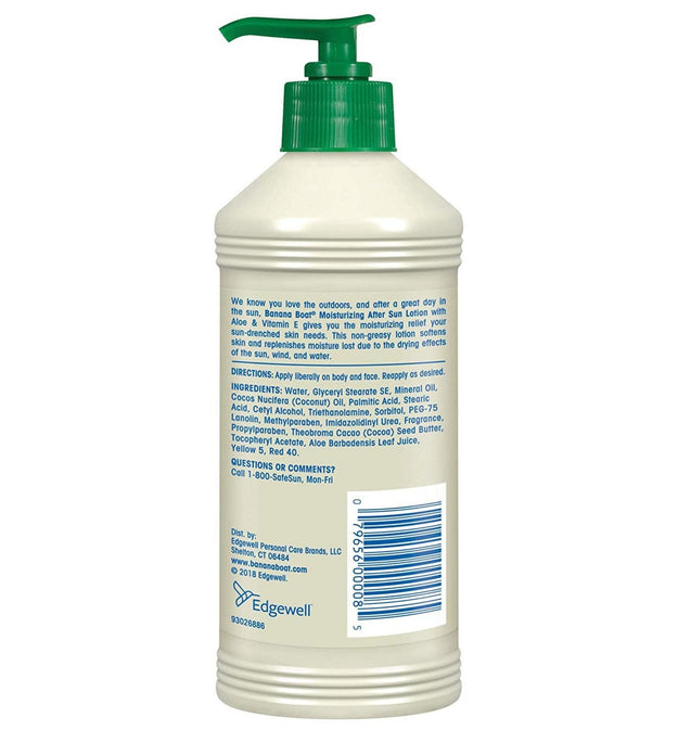 Lotion après-soleil hydratante à l'aloe vera Banana Boat