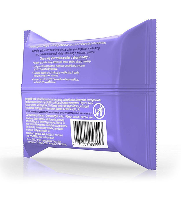 Neutrogena Makeup Remover Cleansing Towelette Night Calming