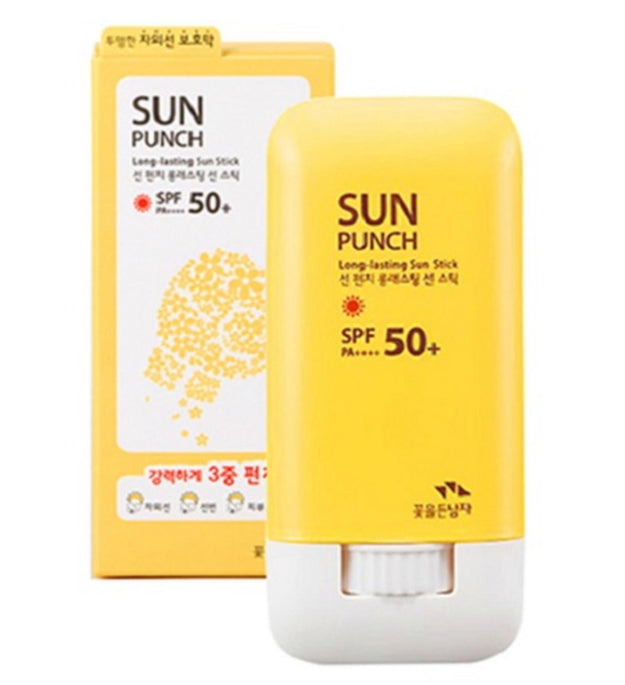 Man with Flowers Sun Punch Stick solare a lunga durata SPF50+ PA++++