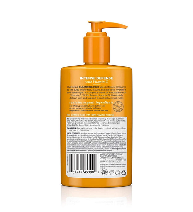 Leite de Limpeza com Vitamina C Intensa Defesa Avalon Organics