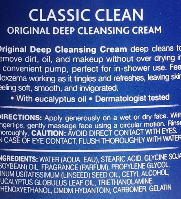 Noxzema Classic Clean Original Deep Cleansing Cream