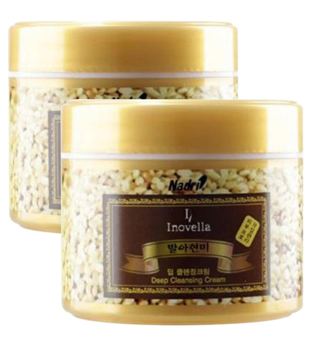 Creme de limpeza profunda de arroz integral germinado Nadri Inovella