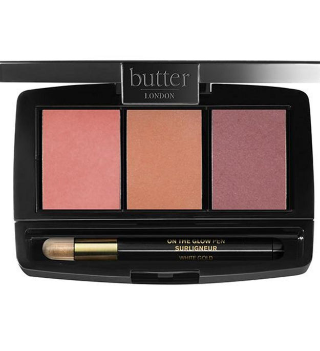 Set di palette per fard Butter London Just Darling da 10,8 g + pennarello evidenziatore da 0,5 g