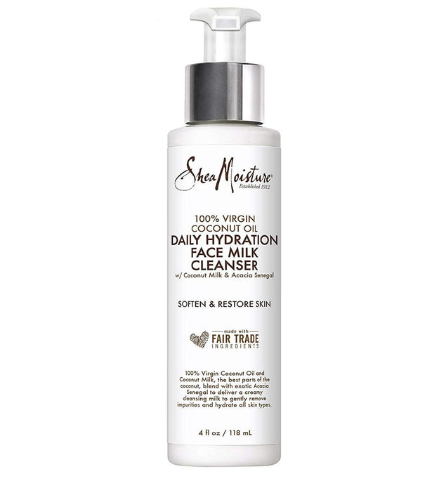 Shea Moisture Latte detergente viso idratante all'olio di cocco vergine