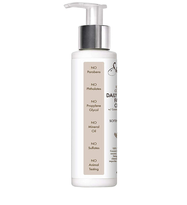 Shea Moisture Latte detergente viso idratante all'olio di cocco vergine