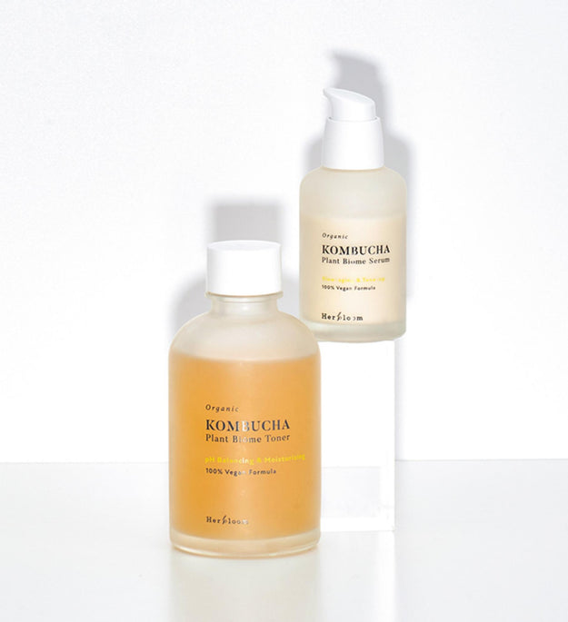 Sérum biome végétal Kombucha biologique à base de plantes