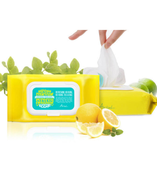 Ariel Stress Relieving Pure Tecido de Limpeza Completa