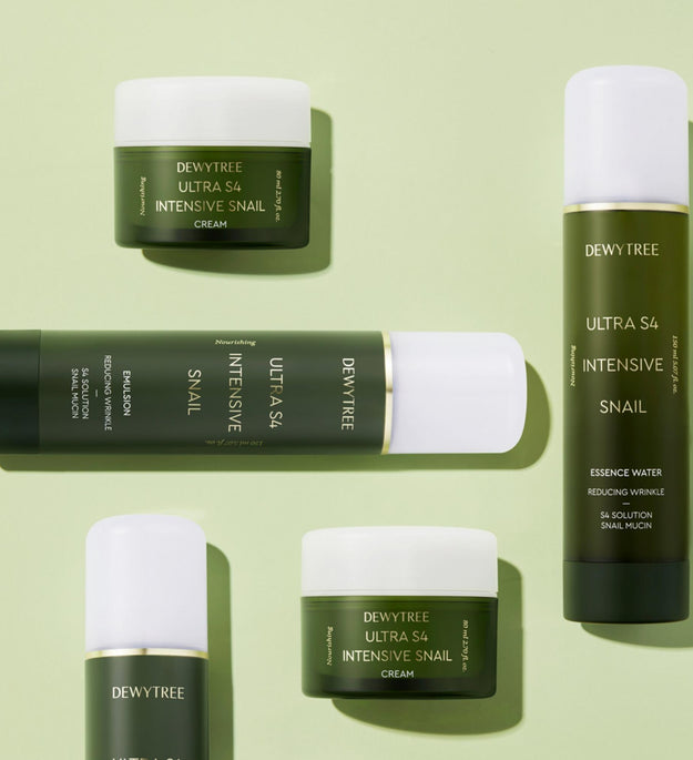 Dewytree Ultra S4 Intensive Snail Essence Acqua 150ml + Emulsione 150ml