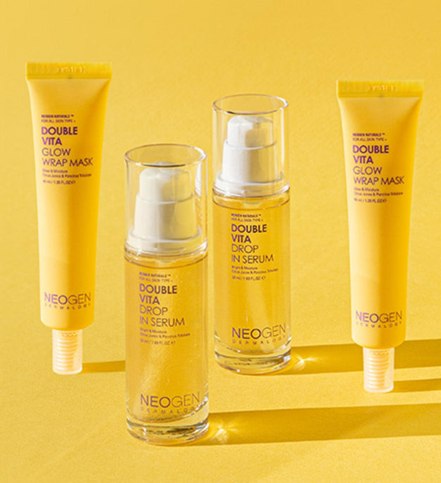 Neogen Dermalogy Siero Double Vita Drop-in 50ml + Set Maschera Glow Wrap 40ml