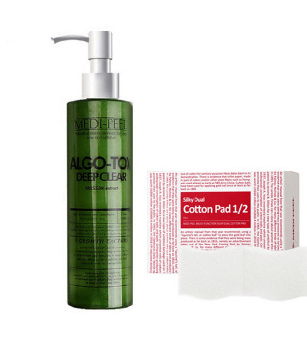 Medi-Peel Algotox Deep Clear 150ml + Silky Cotton Dual Cotton Pad 1BOX (40ea)