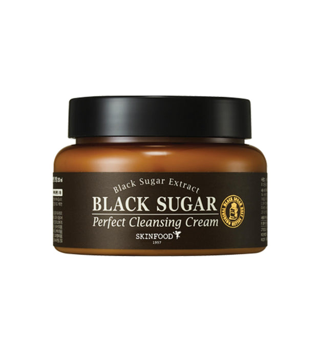 Crema limpiadora perfecta con azúcar negra SKINFOOD