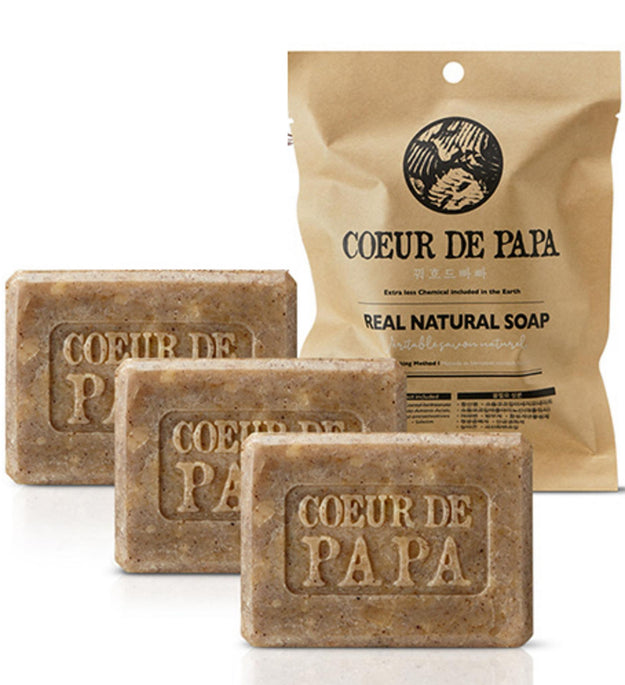 Sapone Eoseongcho (Quahde Papa) VERO sapone fatto a mano 3ea Sapone detergente