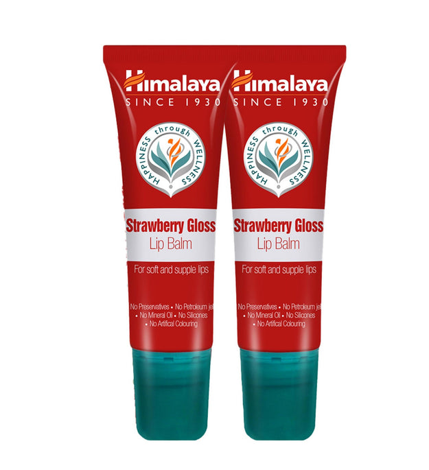 Baume à lèvres brillant à la fraise de l'Himalaya