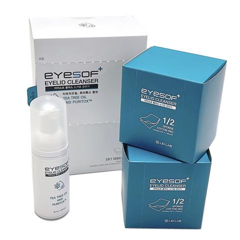 Lidlab ISOP Plus limpador de pálpebras Tea Tree Oil Puritox limpador de olhos para pálpebras 50ML