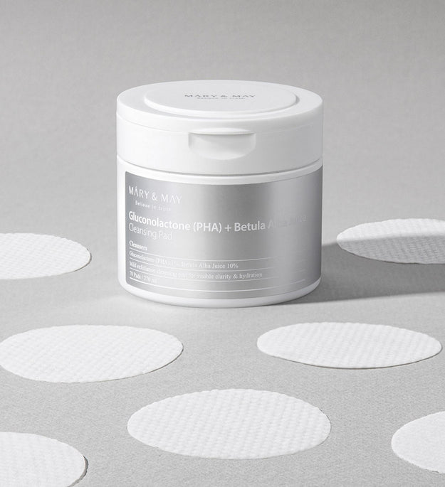 Очищающие подушечки Marienmay с глюконолактоном 1% + березовый сок 10%, 70 листов.