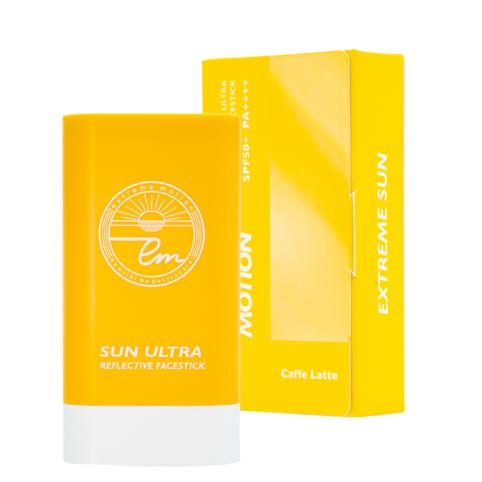 Extreme Motion Sun Bastone solare ultra riflettente per il viso n. 23 Cafe Latte SPF50+ PA++++
