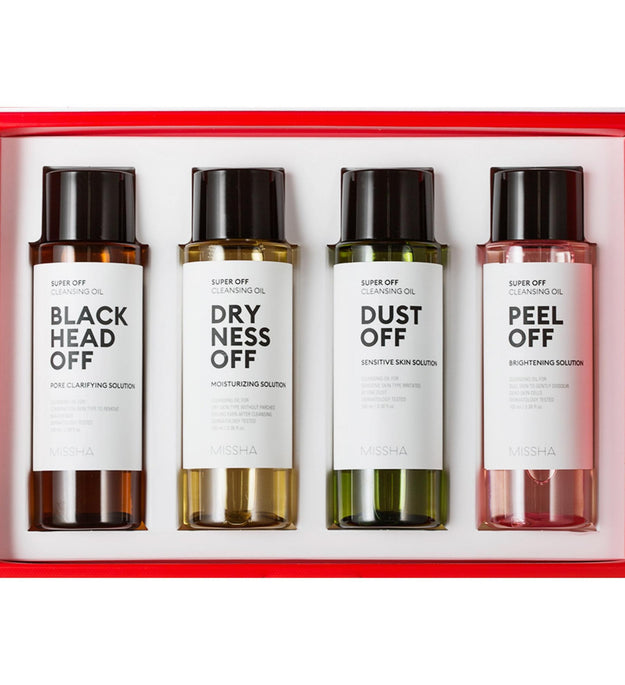 Conjunto especial de óleo de limpeza Missha Super Off (4 tipos)