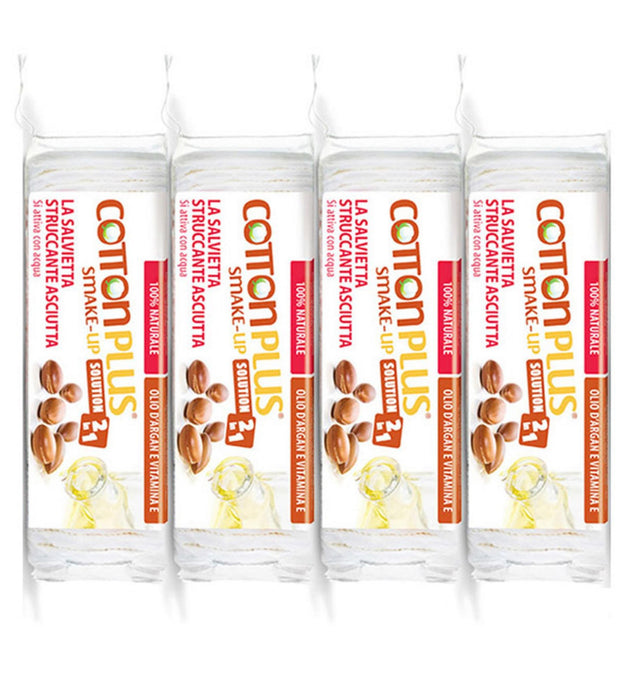 Almofada de Algodão Natural 100% com Óleo de Argan para Limpeza Mini