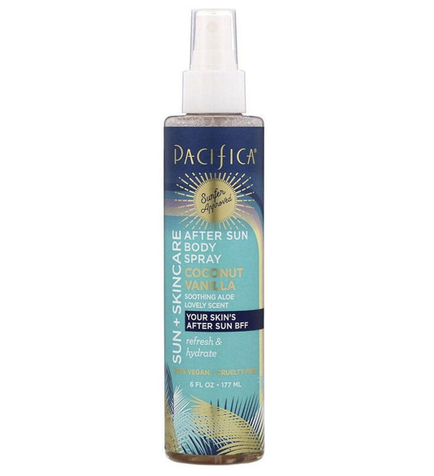Pacifica Sun + Skin Care After Body Spray Coconut Vanilla