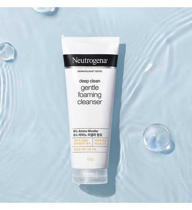 Neutrogena Detergente Schiumogeno Delicato Leggermente Acido Deep Clean