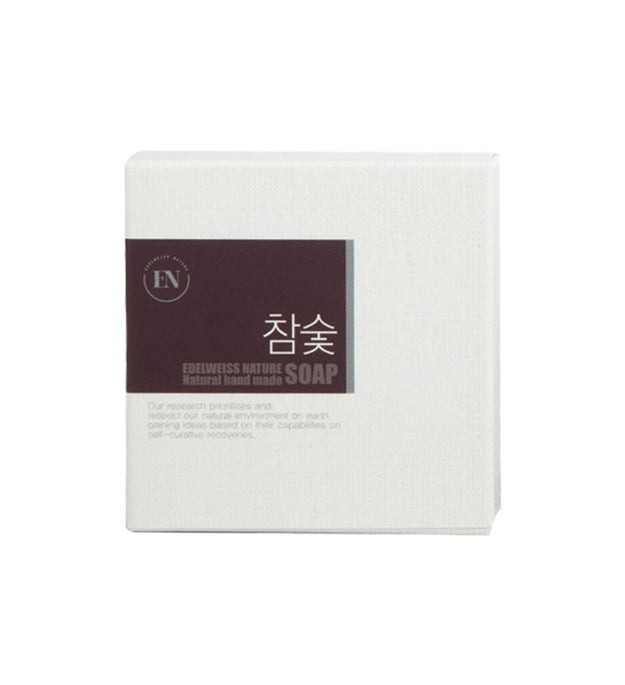 Sapone fatto a mano al carbone Edelweiss Nature