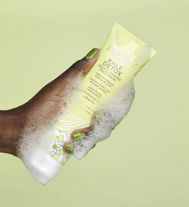 Pacifica Kale Detox Deep Cleaning Face Wash Vegan for Oily & Blemish Skin