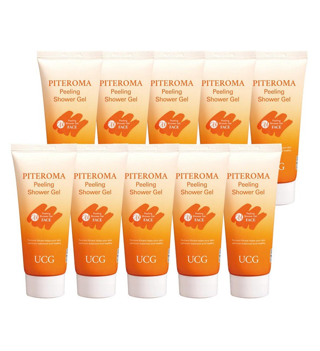 Piteroma Gesichtspeeling Gel Set mit 10 - Upgrade 2021
