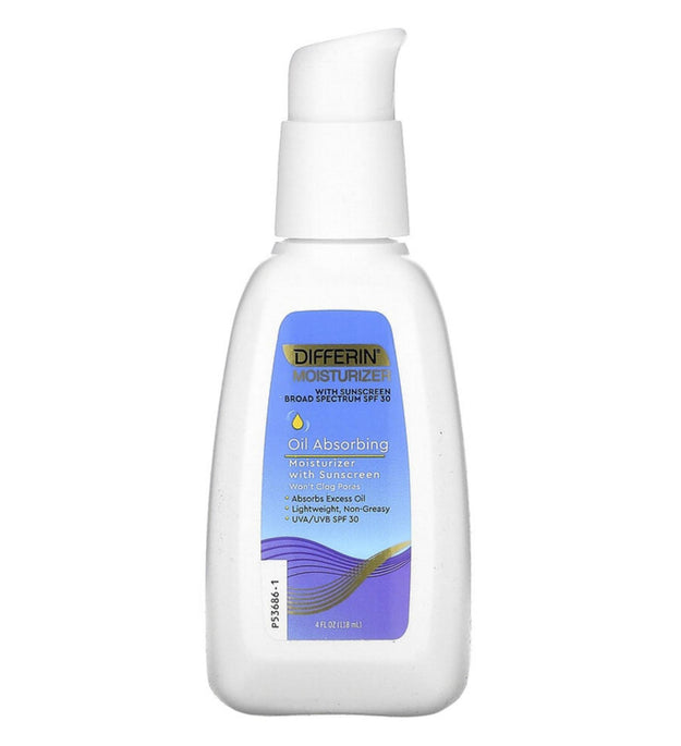 Differin Crème solaire hydratante absorbante d'huile