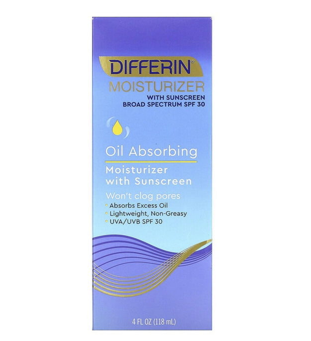 Differin Crème solaire hydratante absorbante d'huile