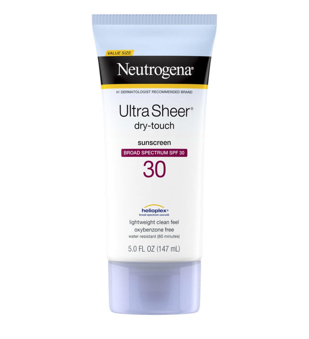 Écran solaire Neutrogena Ultra Sheer Dry-Touch résistant à l'eau SPF30