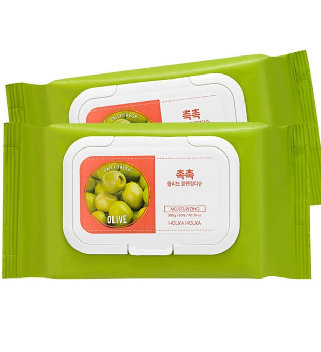 Holika Holika Daily Fresh Moist Olive Reinigungstuch 300 g