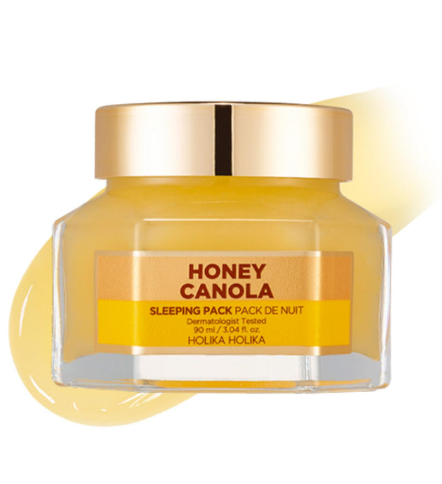 Holika Holika Mascarilla nocturna para piel de miel Renovación con miel de canola